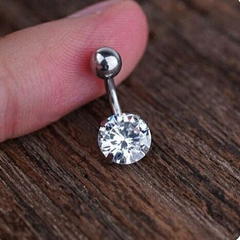 Piercing ombligo Cubic Stone