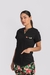 Ambo negro estampado - comprar online