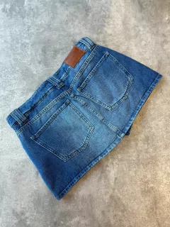 Mini blue jeans (short debajo) - tienda online