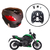 Baú Moto Universal Awa 41 L + Suporte Sup Bajaj Dominar 400