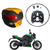 Baú Moto Universal Awa 41 L + Suporte Sup Bajaj Dominar 400 - loja online