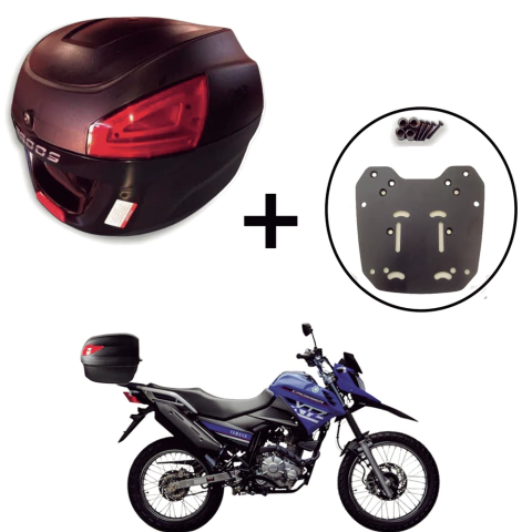 Baú Bauleto 29 Litros Awa + Bagageiro Crosser 150 2014+