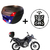 Baú Bauleto 34 Litros AWA Pross + Bagageiro XRE 300 2010+