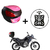 Baú para moto Awa Proos 29 Litros + Suporte Superior Xre 300 na internet