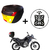 Baú Bauleto 34 Litros AWA Pross + Bagageiro XRE 300 2010+ - Canal das Motopeças