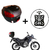 Baú para moto Awa Proos 29 Litros + Suporte Superior Xre 300
