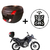 Baú Bauleto 34 Litros AWA Pross + Bagageiro XRE 300 2010+
