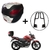 Baú 41 Litros AWA Proos + Bagageiro para Fazer 150 2014 em diante - Canal das Motopeças