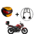 Baú Bauleto 29l + Bagageiro Fazer 150 2014+