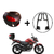 Baú Bauleto 29l + Bagageiro Fazer 150 2014+ - Canal das Motopeças