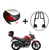 Baú Bauleto 29l + Bagageiro Fazer 150 2014+ - Canal das Motopeças