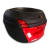 Baú Bauleto 34l Awa + Cadeado Trava Disco Moto Antifurto