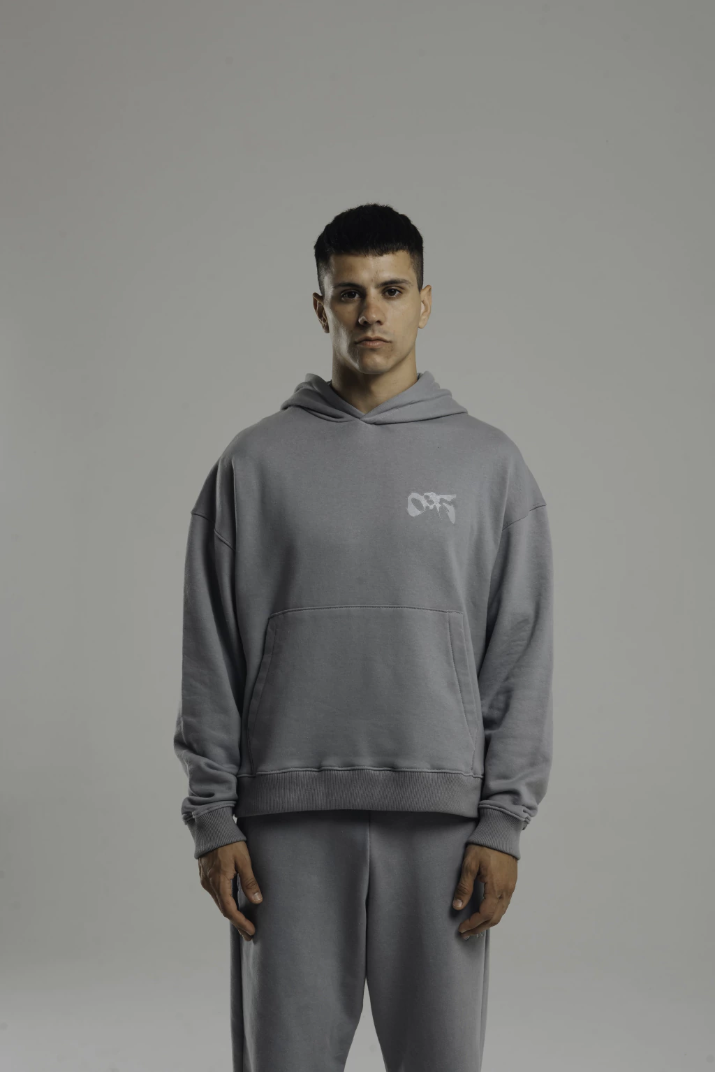 Hoodie "LOGO" Gris