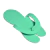 Ojotas descartables goma eva - Pack 24 Pares