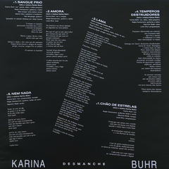 Imagem do LP Karina Buhr - Desmanche (2019)