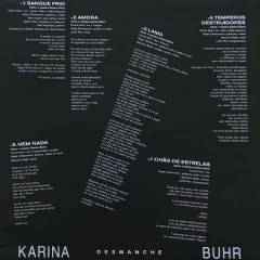 Imagem do LP Karina Buhr - Desmanche (2019)