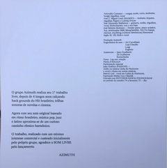 LP Azimüth – Azimüth (2024) - comprar online