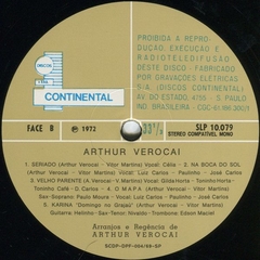 LP Arthur Verocai - 1972 (2018) - Rio Records