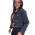 Jaqueta Jeans Cropped - Velki´s Moda Feminina