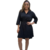 Chemise Midi Manga 3/4 com Cinto Fixo - Velki´s Moda Feminina