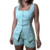 Conjunto Short e Colete Alongado - Velki´s Moda Feminina