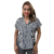 Camisa Manga Curta Amarração Costas - Velki´s Moda Feminina