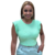 Cropped Muscle Tee Gola Redonda - comprar online