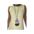 Maxi Colar Artesanal Dupla Face Meia Lua - comprar online