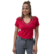 Blusa Manga Curta Decote V Pérolas - loja online