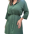 Chemise Midi Manga 3/4 com Cinto Fixo