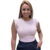 Cropped Muscle Tee Gola Redonda - Velki´s Moda Feminina
