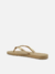 AREZZO BRIZZA CHINELO DE DEDO DOURADO - comprar online