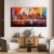 Quadro Decorativo Santa Ceia Colorido