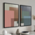 Quadros Decorativos Dualidade de Cores Harmonia entre Calor e Frescor - Kit 2 Quadros - comprar online