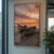 Quadro Decorativo Barcos Pescador ao Pôr do Sol na Praia - comprar online