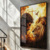 Quadro Decorativo Jesus Leão Cruz e Espírito Santo - comprar online