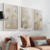 Quadro Decorativo Flores Brancas Delicadas em Arranjo - Kit de 3 Quadros - comprar online
