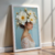 Quadro Decorativo Noiva Beleza Floral na internet