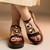 Sandália Feminina Flatform Plataforma Confortável Moda Blogueira Leve Macia para o Dia a Dia na internet