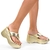 Sandália Tamanco Feminino Confortável Plataforma Ana Bela Salto Alto Asa Delta Blogueira - comprar online