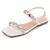 Sandália Rasteirinha Feminina Pedraria Dourada - comprar online
