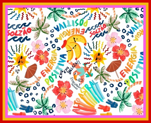 Canga pareô energia positiva