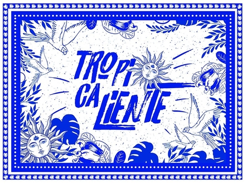 Canga pareô tropicaliente