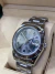 Relógio Rolex Datejust cinza oyster com caixa e manual na internet