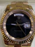 Relógio Rolex Day-Date preto gold c Caixa e Manual na internet
