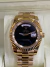 Relógio Rolex Day-Date preto gold c Caixa e Manual