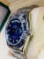 Relógio Rolex Day-Date azul degrade com Caixa e Manual na internet