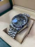 Relógio Rolex Datejust cinza com caixa e manual - loja online