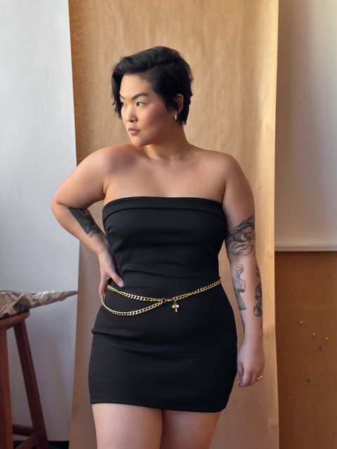 Vestido Cherie Preto