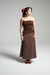 Blusa Tubo Marrom - loja online
